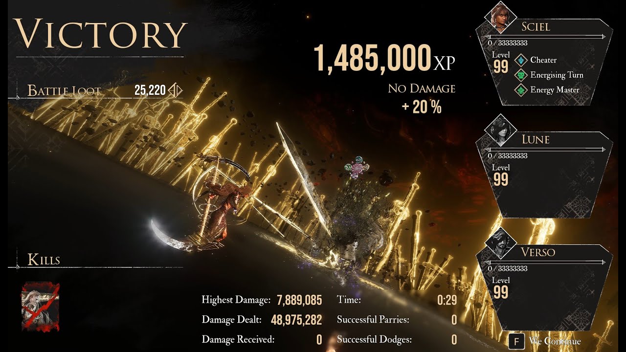 Easy Simon One-Shot with Sciel (425 Lumina) - Renoir's Drafts - Clair Obscur: Expedition 33