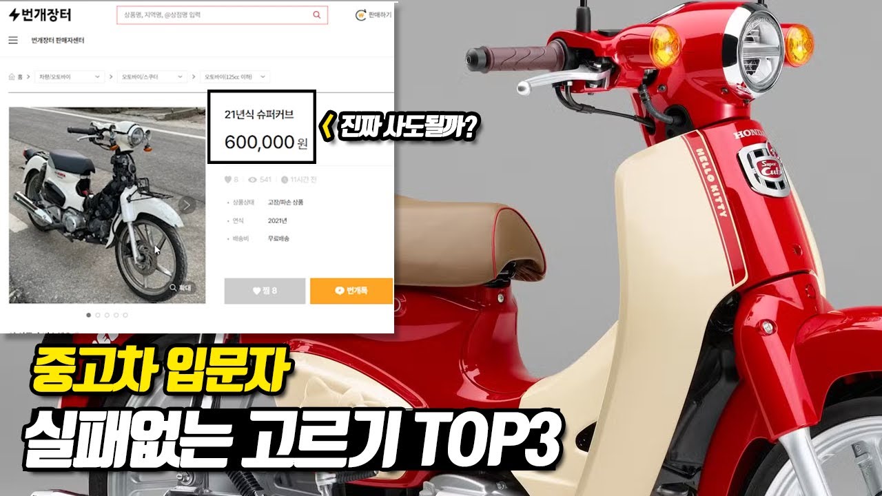 슈퍼커브 중고차 입문자를 위한 필수 이론 정리 TOP3