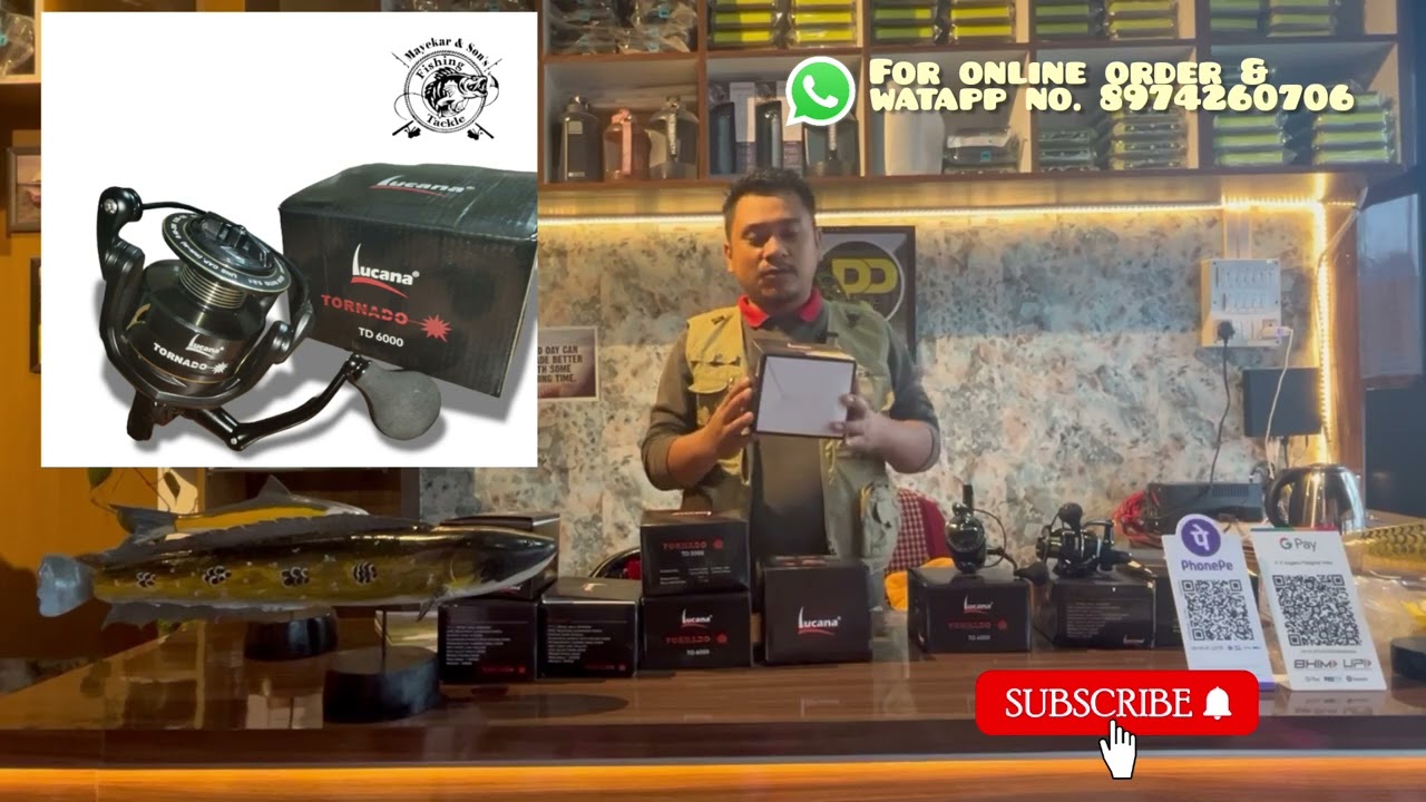 Lucana Tornado spinning reels 5000 & 6000