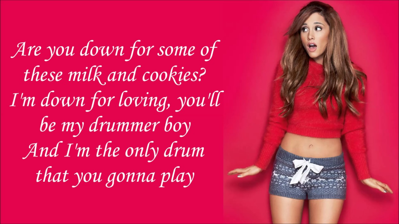Ariana Grande ~ Wit it this Christmas ~ Lyrics