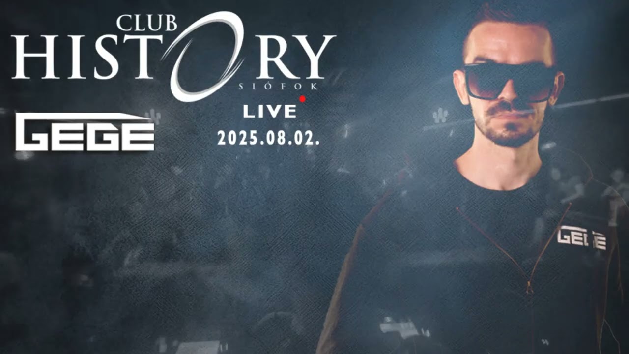 Gege Live _Siófok, History Music Club_ 2025.08.02.
