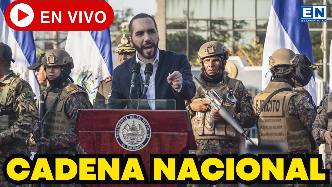 CADENA NACIONAL BUKELE SORPRENDE A TODOS CON ESTO NADIE LO ESPERABA EL SALVADOR NOTICIA