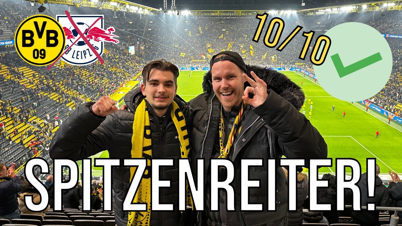 🖤💛 BVB WEITER UNAUFHALTSAM 💥 | Borussia Dortmund vs. RB LEIPZIG | STADION-VLOG