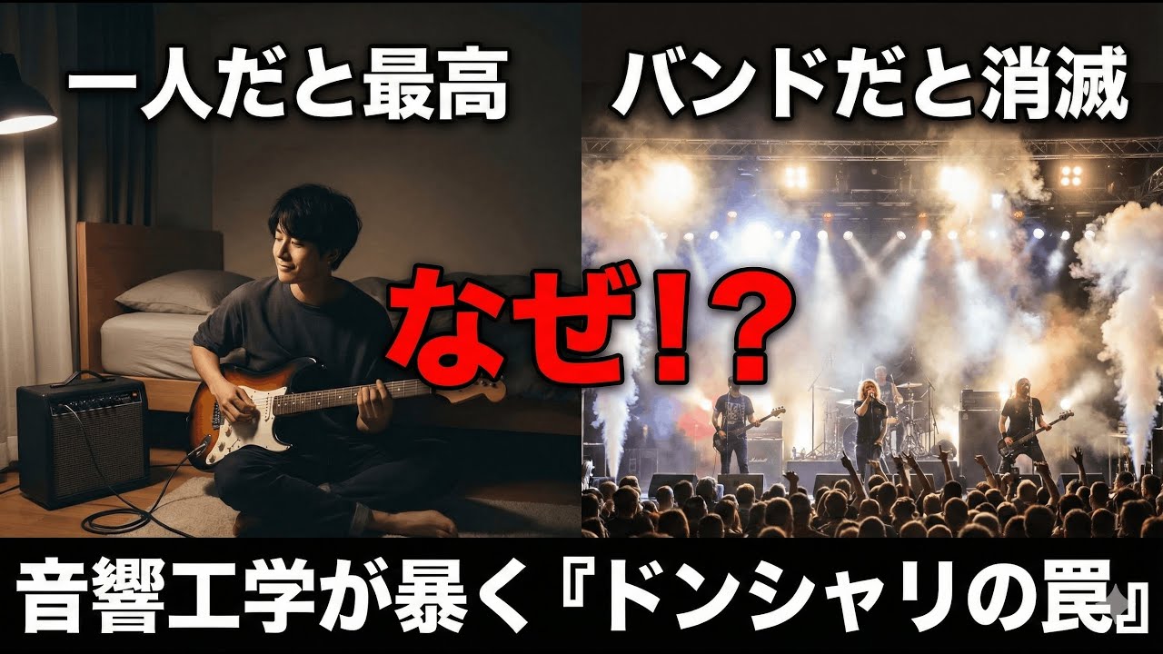 なぜ「いい音」はバンドで消えるのか？音響工学で解明する『ドンシャリの罠』と脱出法