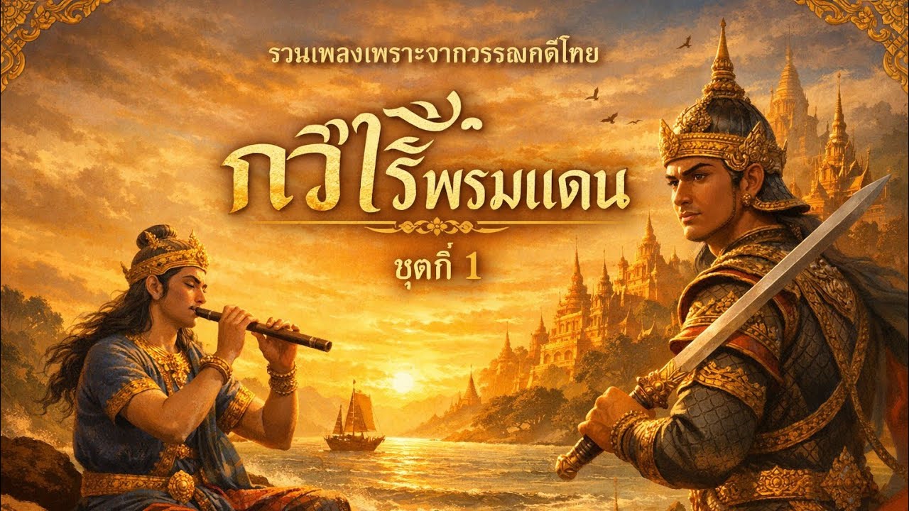 รวมเพลงเพราะจากวรรณคดีไทยชุดที่1กวีไร้พรมแดน