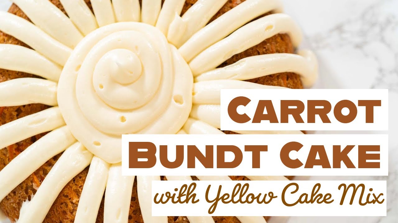 Carrot Bundt Cake From Cake Mix