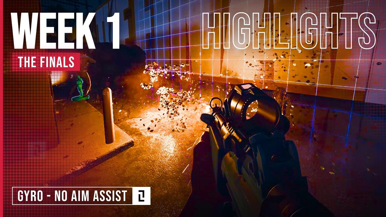 THE FINALS - Week 1 Highlights | No Aim Assist - Controller Gyro (Motion Control)