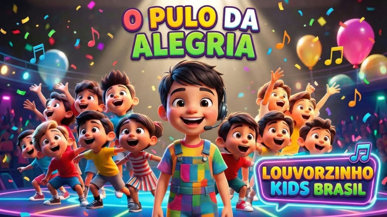 QUEM VAI PULAR? 🦘 O PULO DA ALEGRIA - Música Gospel Agitada 2025