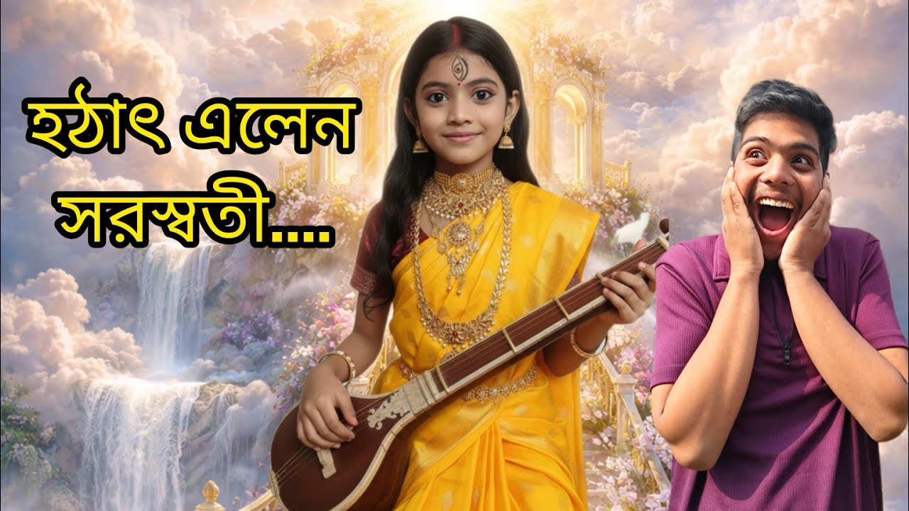 হঠাৎ এলেন সরস্বতী🥹 #video #viralvideos #saraswati #saraswatipuja #youtubevideo 