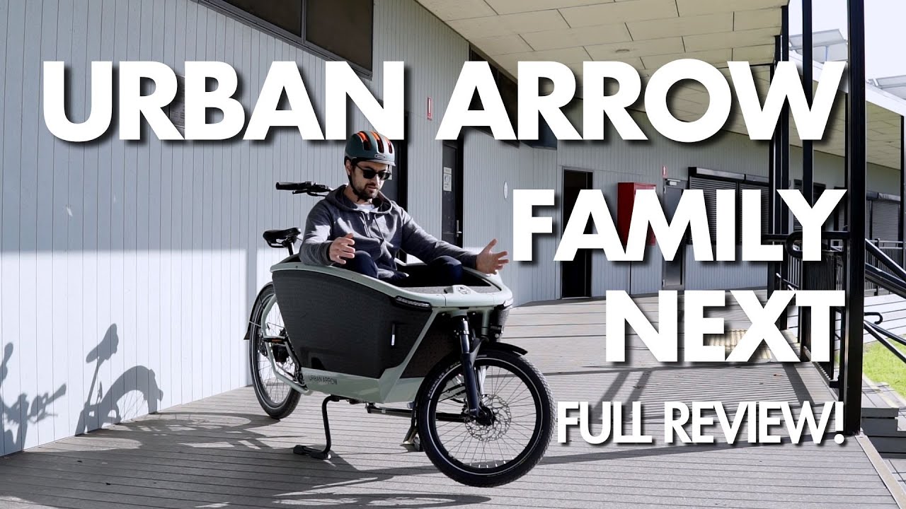 Urban Arrow Family Next Pro: Smooth ride for kids, dogs or just big stuff!