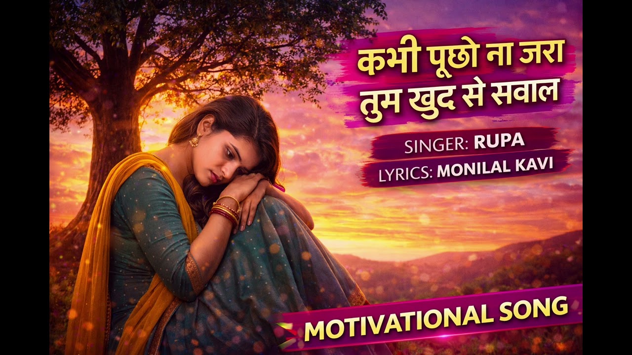 कभी पूछो ना जरा तुम खुद से सवाल #hindisong #motivationalsong #Rupa Ka song