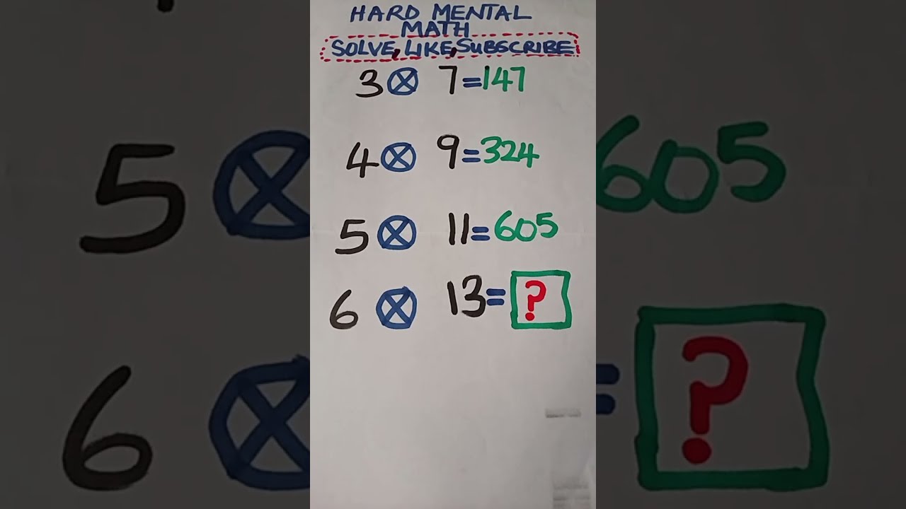 Brain Teaser For Smartminds Math 4 #math#iqquiz#live#mathematics#braintest#iqtest#shorts#quiz#maths