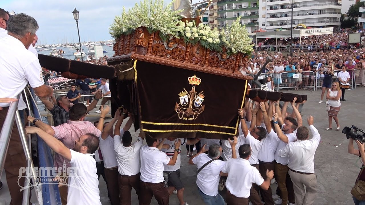 Procesión de la Virgen del Carmen, Patrona de Punta Umbría. Agosto de 2018.