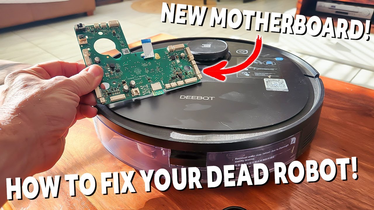 Ecovacs Deebot 950 Stopped Working! How to replace MOTHERBOARD and make it work again!!