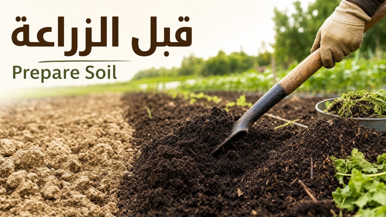 كيف تجهز أرضك للزراعة خطوة بخطوة  من الحرث إلى التسميد | قناة مزرعتنا
