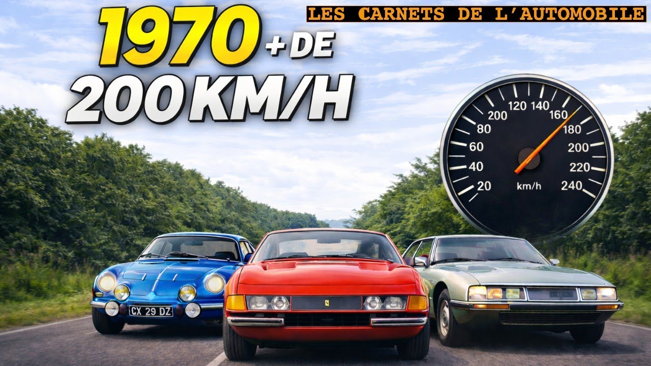 Années 1970 : quels modèles atteignaient les 200 km/h ?
