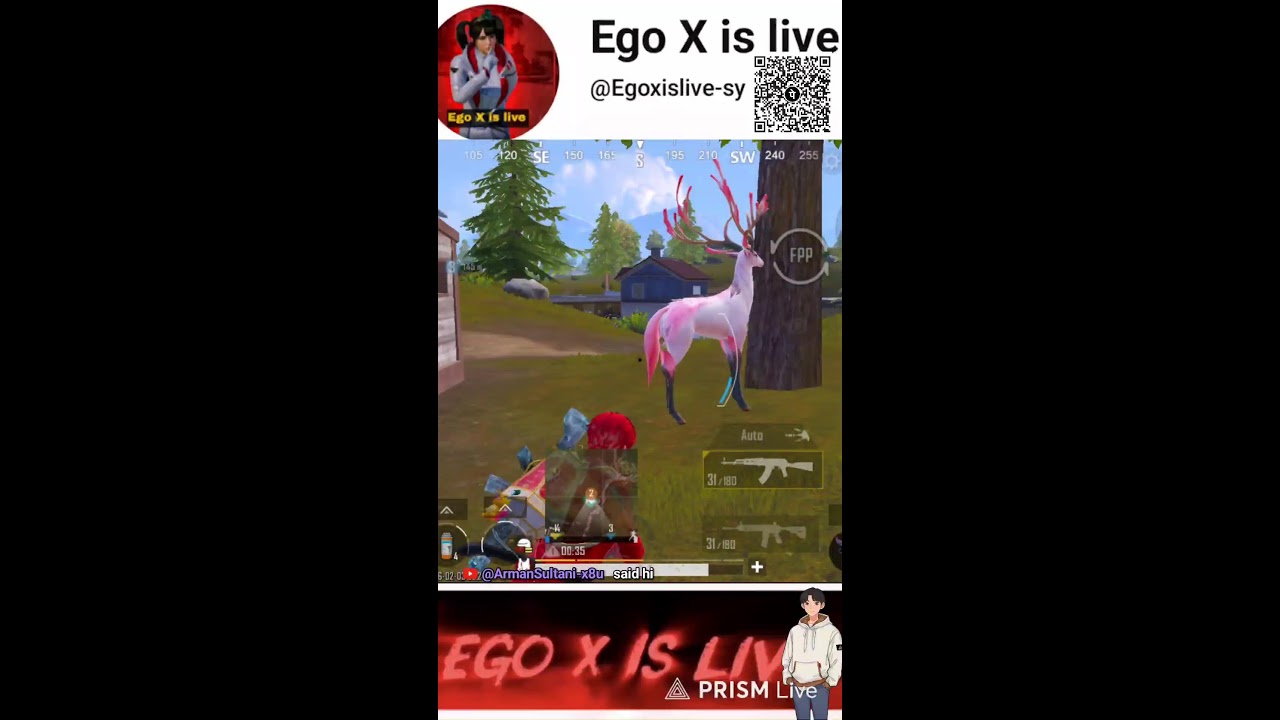 Live streaming of Ego X is live