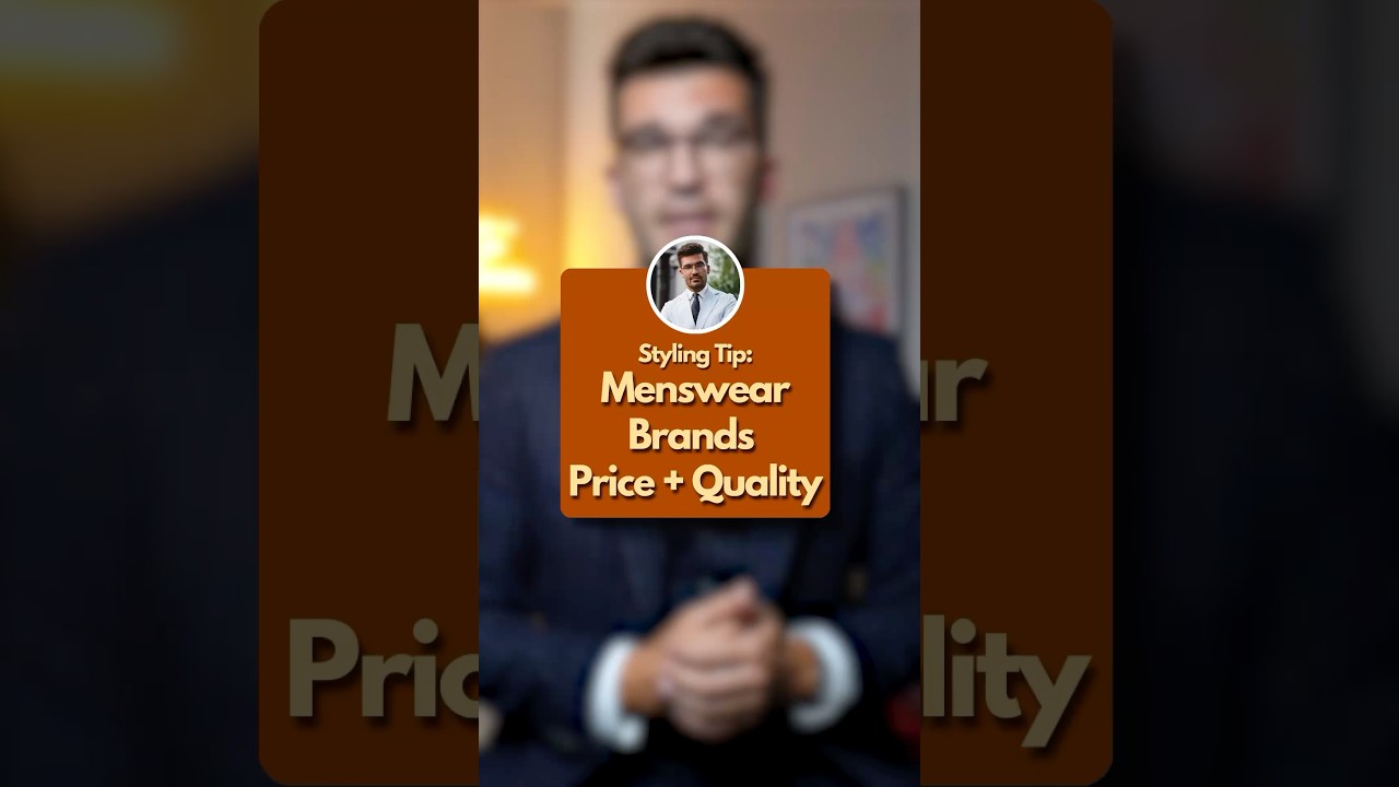 5 menswear brands with good quality for low prices ☝🏻