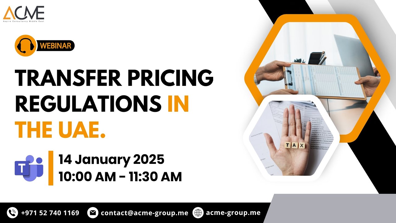 Transfer Pricing Regulations in the UAE | Corporate Tax | ACME Group