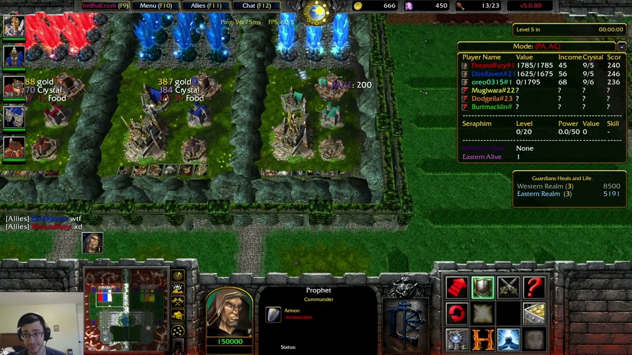 Warcraft 3 Reforged: HellHalt TD .80 - Games With Reforgies! #13 - Few Games & Fun Replay At End!