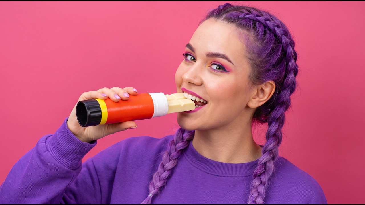 FUNNY WAYS SNEAKING FOOD INTO CLASS! Back to School Supplies by 123 GO! SCHOOL