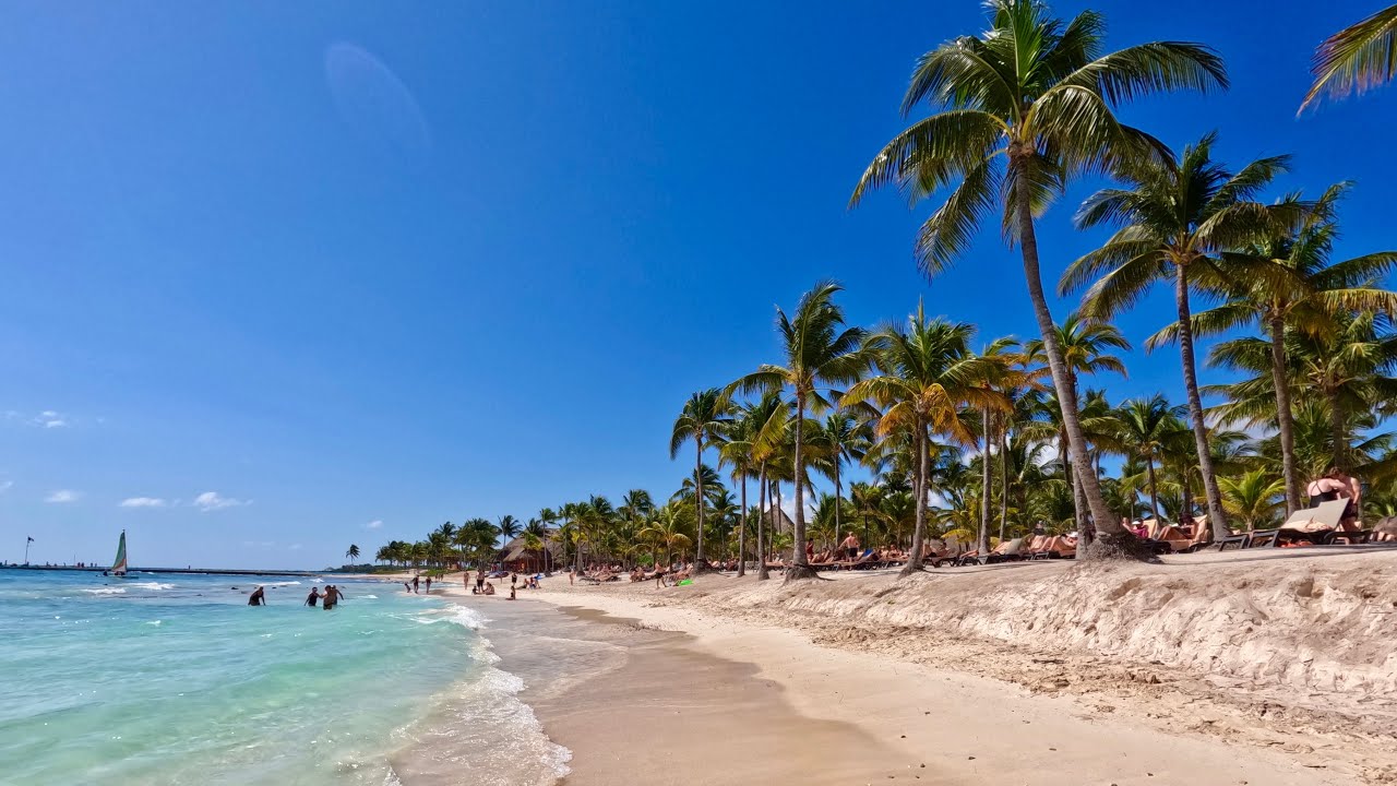Barcelo Maya Grand Resort - baseny i plaża w super hotelu na Jukatanie w Meksyku