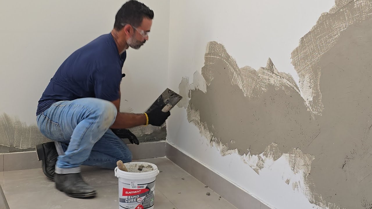 Argamassa Impermeabilizante Pra recuperar Piso e Paredes 