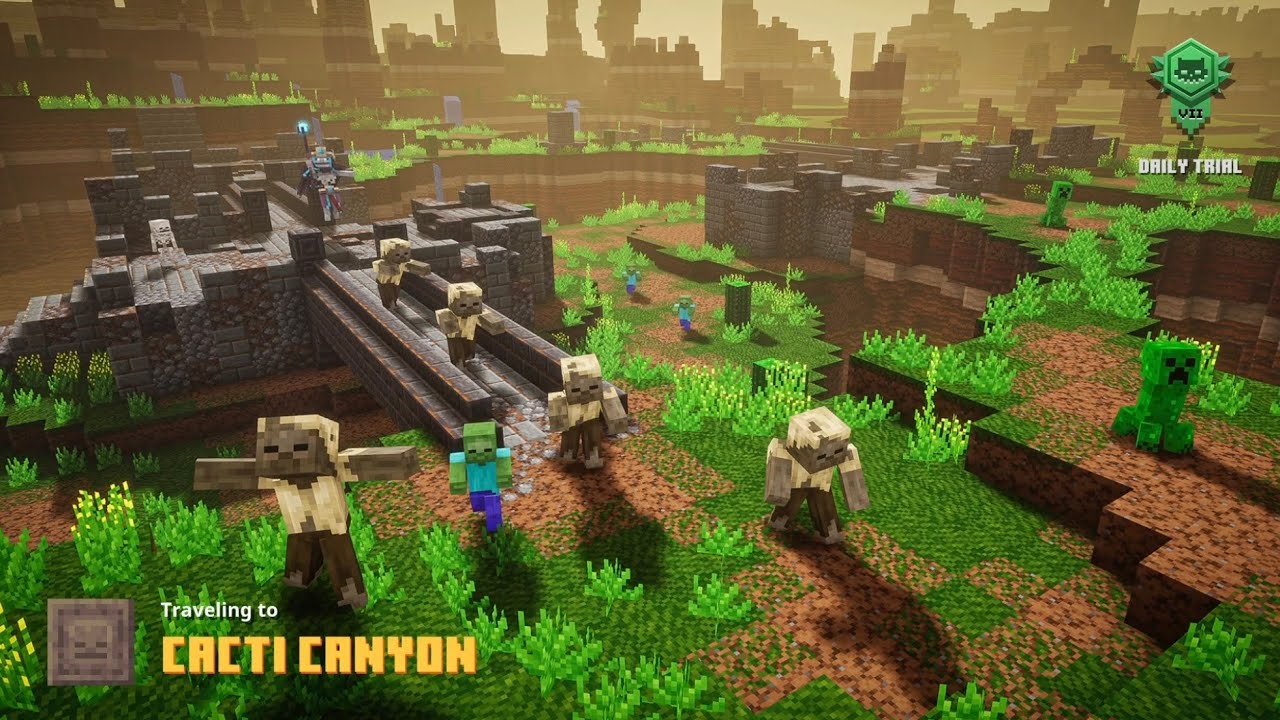 Minecraft Dungeons _ Soul Daily Trial Using the Tome of Duplication