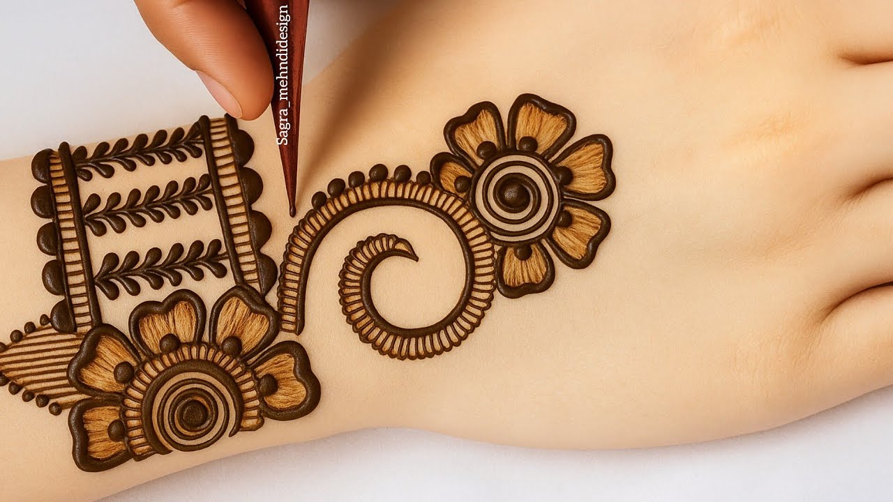 Mehnadi ka design new |Arabic mehndi design |New mehandi design 2025 simple| mehndi design  | mahadi