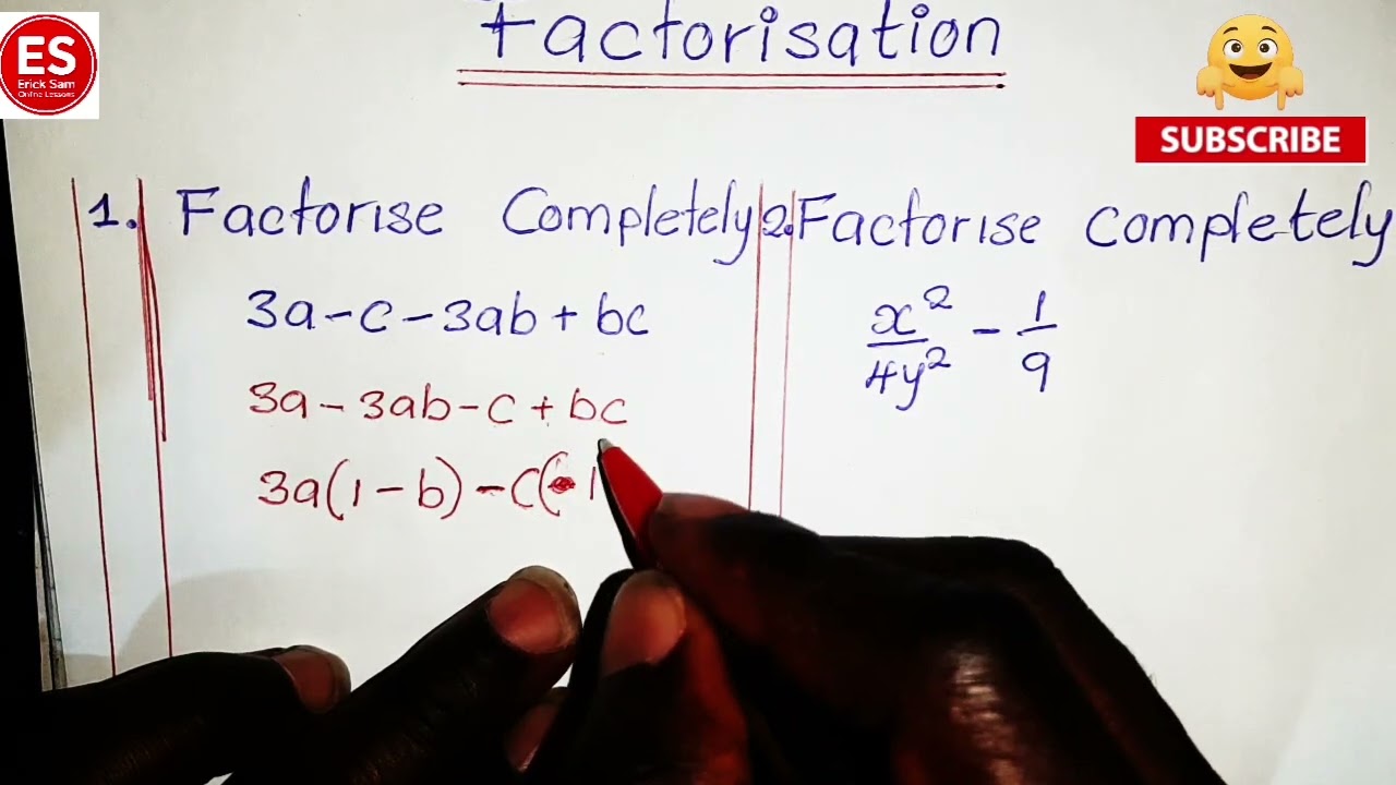 G12 2025 Factorisation Made Easy – Master Algebraic Expressions Fast!