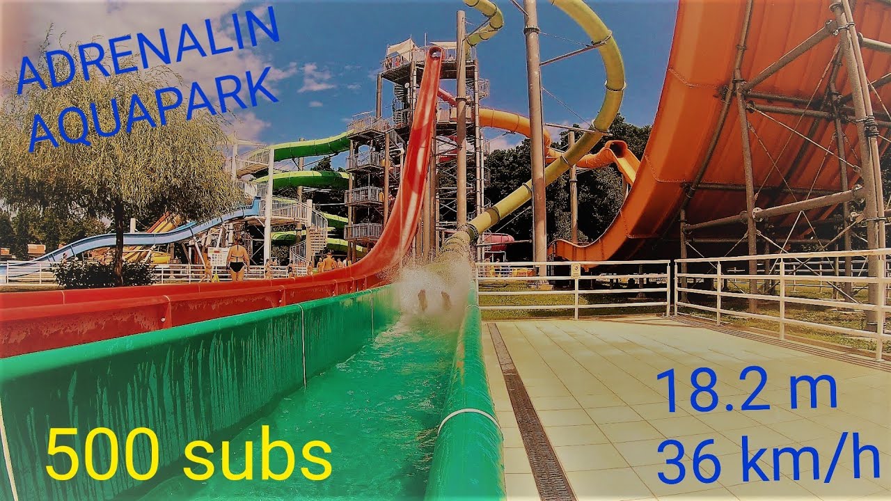 ADRENALIN AQUAPARK | Zalakaros Termálfürdő | Összes csúszda | Strand | Csúszdapark 2021 | 500. sub