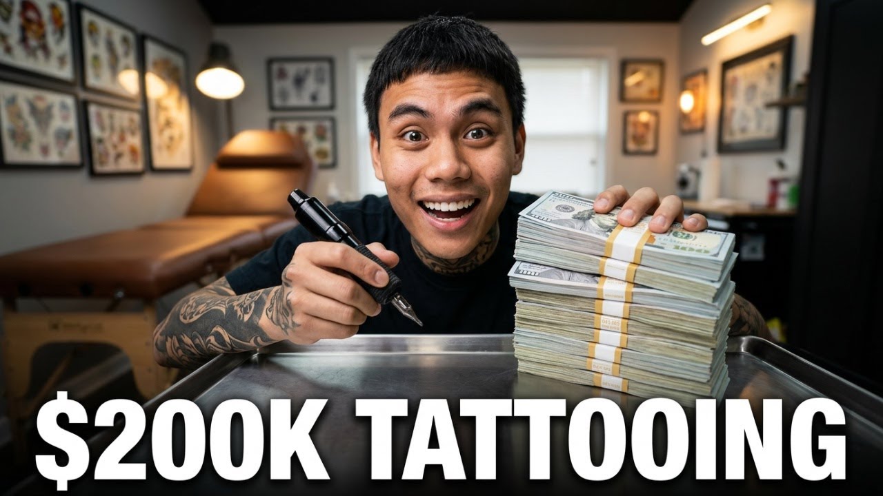 POV:  21 Year Old Making 200k A Year gets | Self Taught Tattoo Artist |