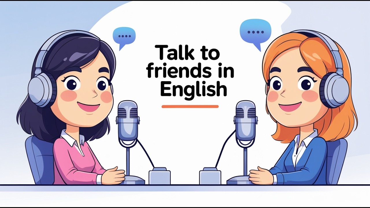 How to Talk to Friends in English | Easy English Conversation & Shadowing Practice