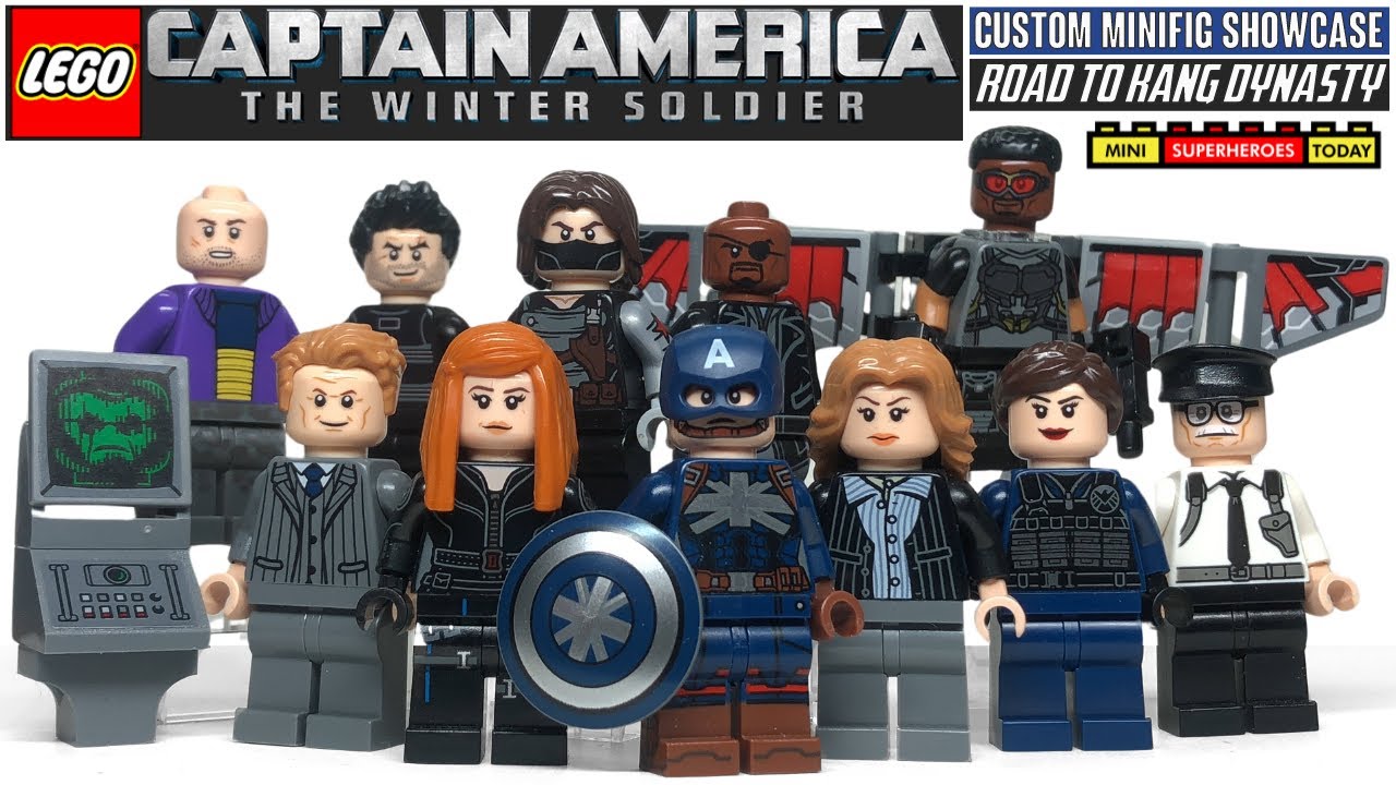 LEGO CAPTAIN AMERICA: THE WINTER SOLDIER Custom Minifig Showcase (Road to AVENGERS DOOMSDAY Updated)