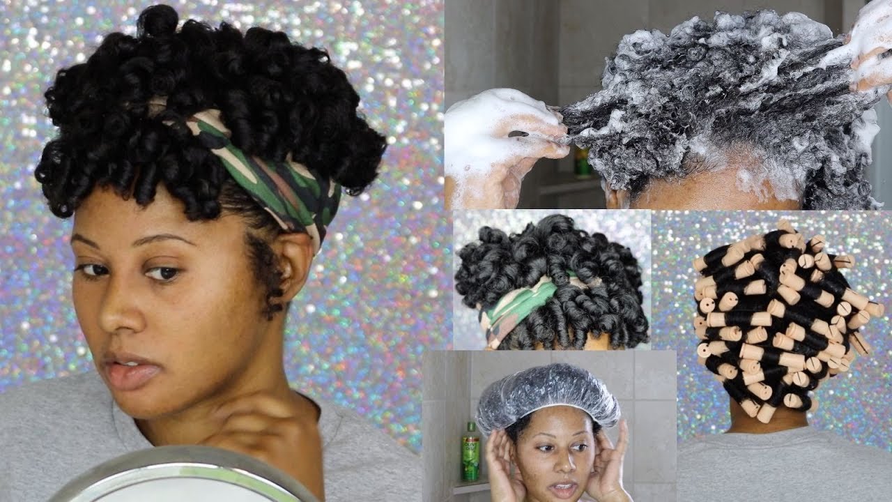 Cute and Easy Roller Set on Short Hair