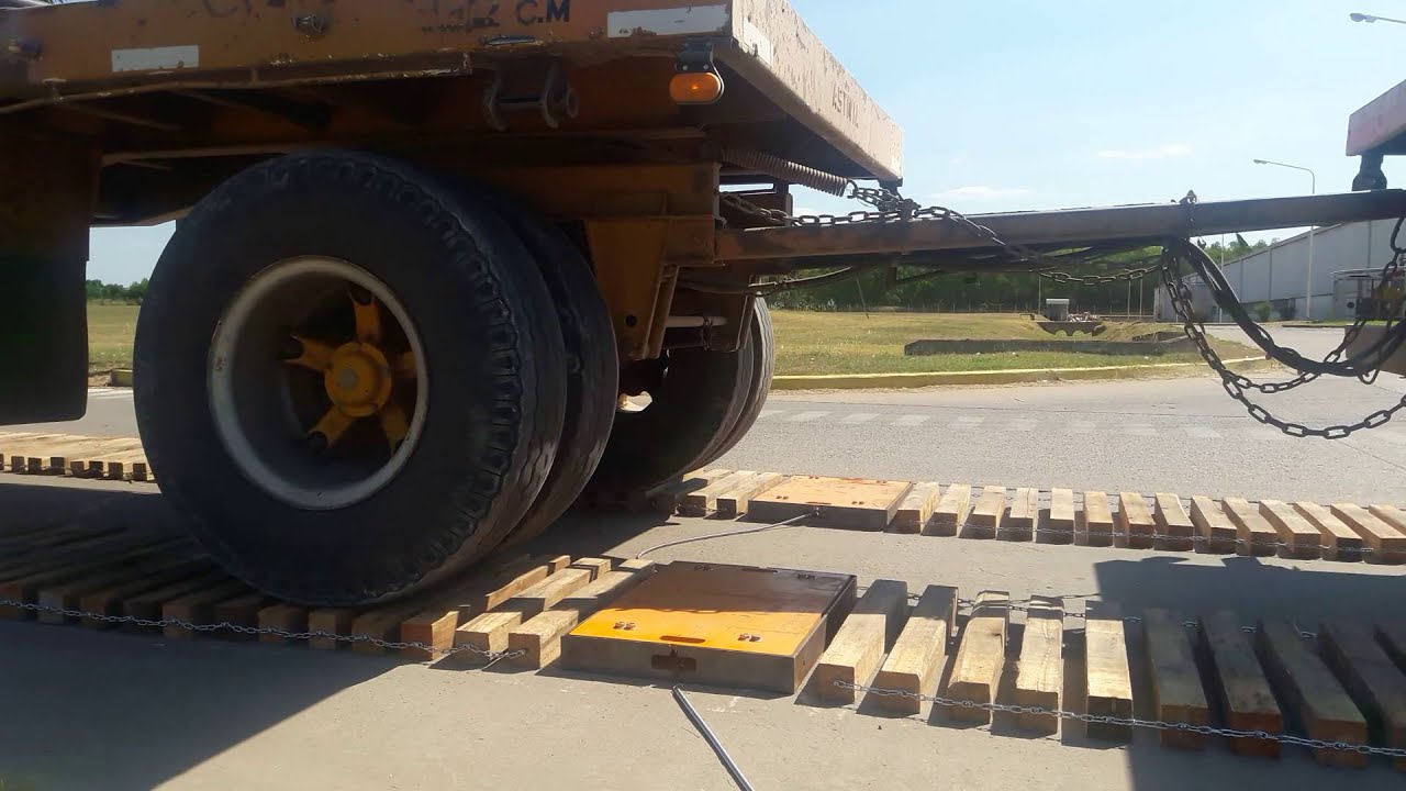 Basculas GaMa SRL - Bascula para pesar camiones por eje en movimiento