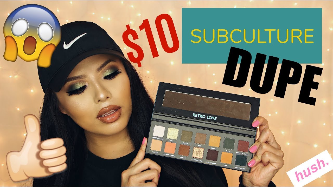 $10 ABH SUBCULTURE DUPE!! | Bad Habit RETRO LOVE palette