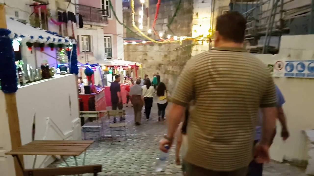 Sardine smoke filled festivities at Lisbon