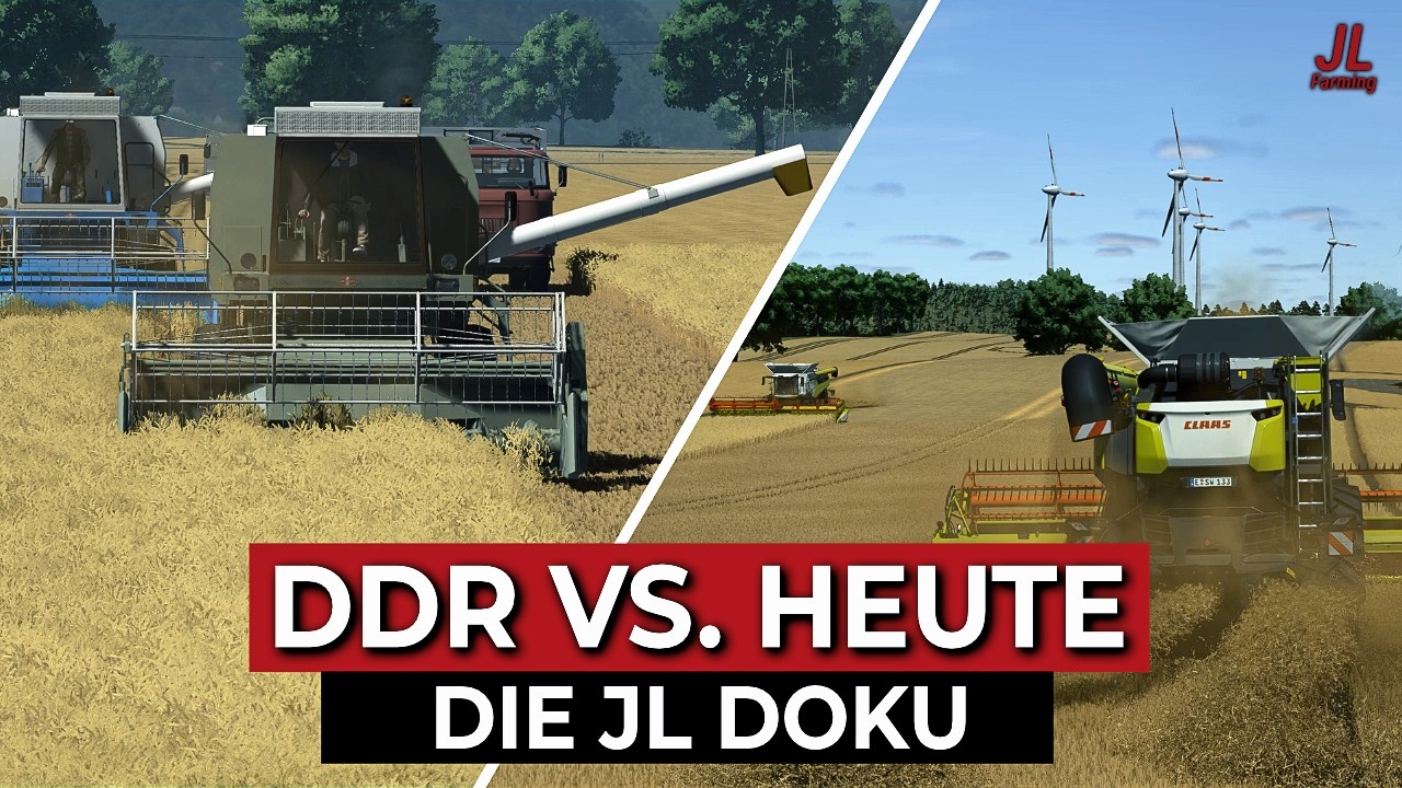 LS25 Neues Projekt! DDR Hof vs moderne Landwirtschaft | JL Doku #1 JL Farming