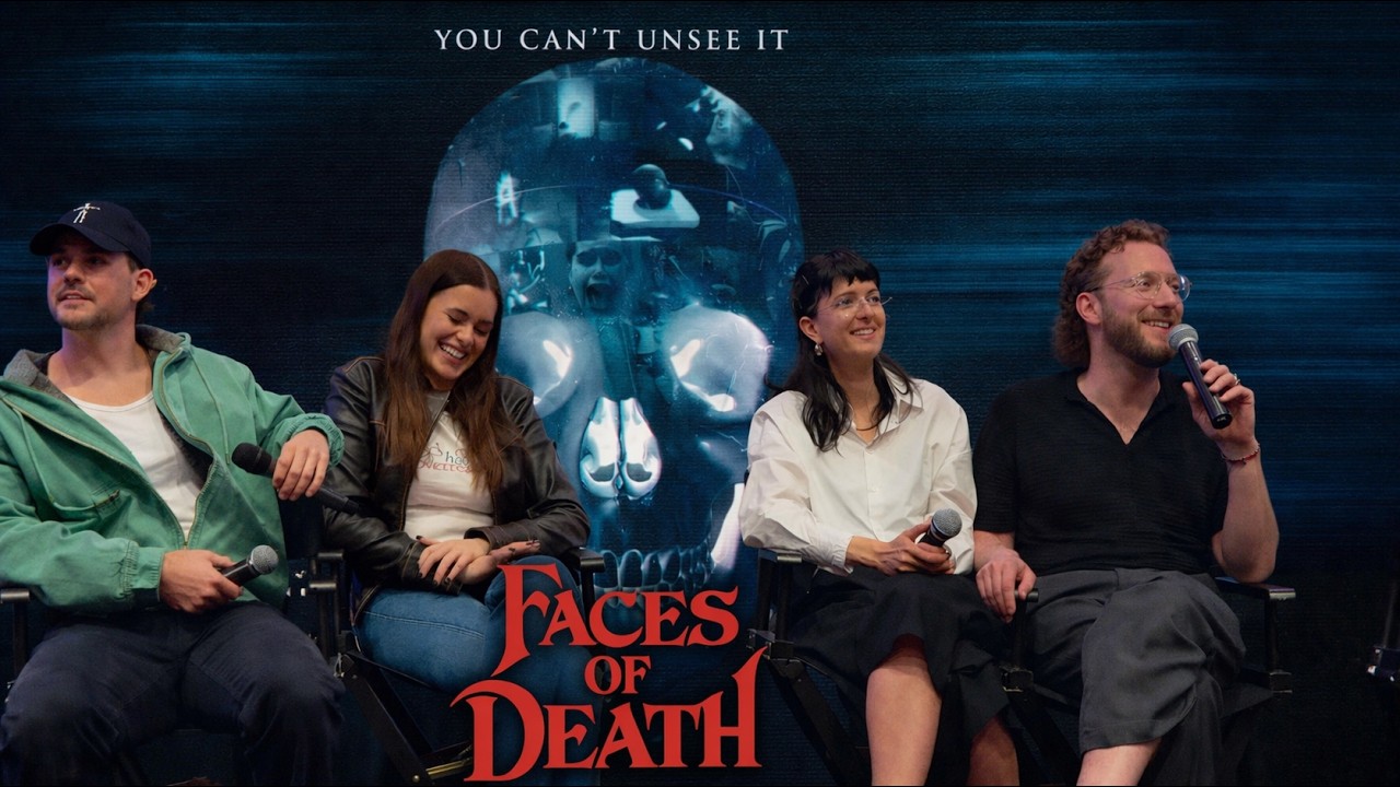 Face of Death Q&A with Barbie Ferreira, Dacre Montgomery,  Daniel Goldhaber, and Isa Mazzei