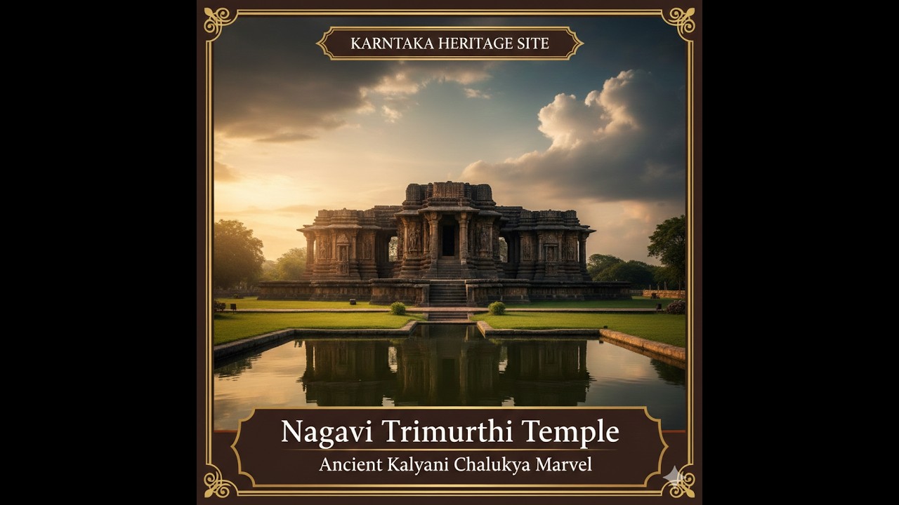 Walking Through 10th Century History at Nagavi Trimurti Temple #ancienttemple #kalaburagi #karnataka