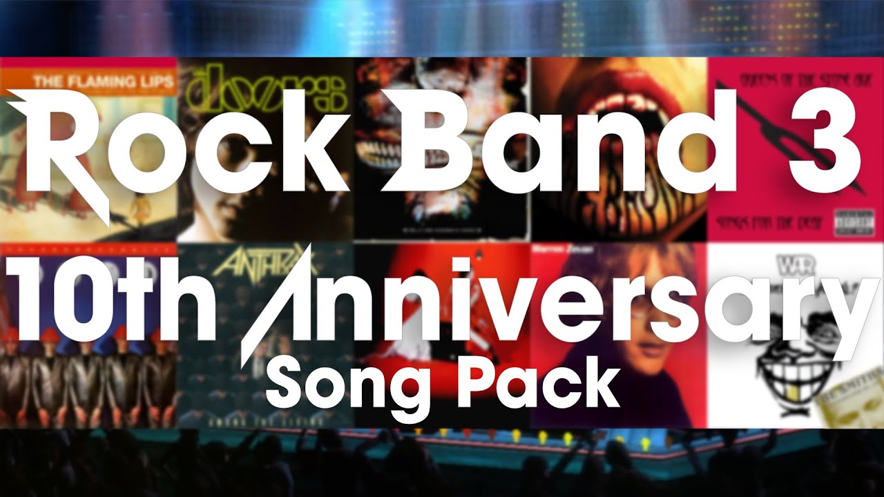 Rock Band 3 10th Anniversary Song Pack