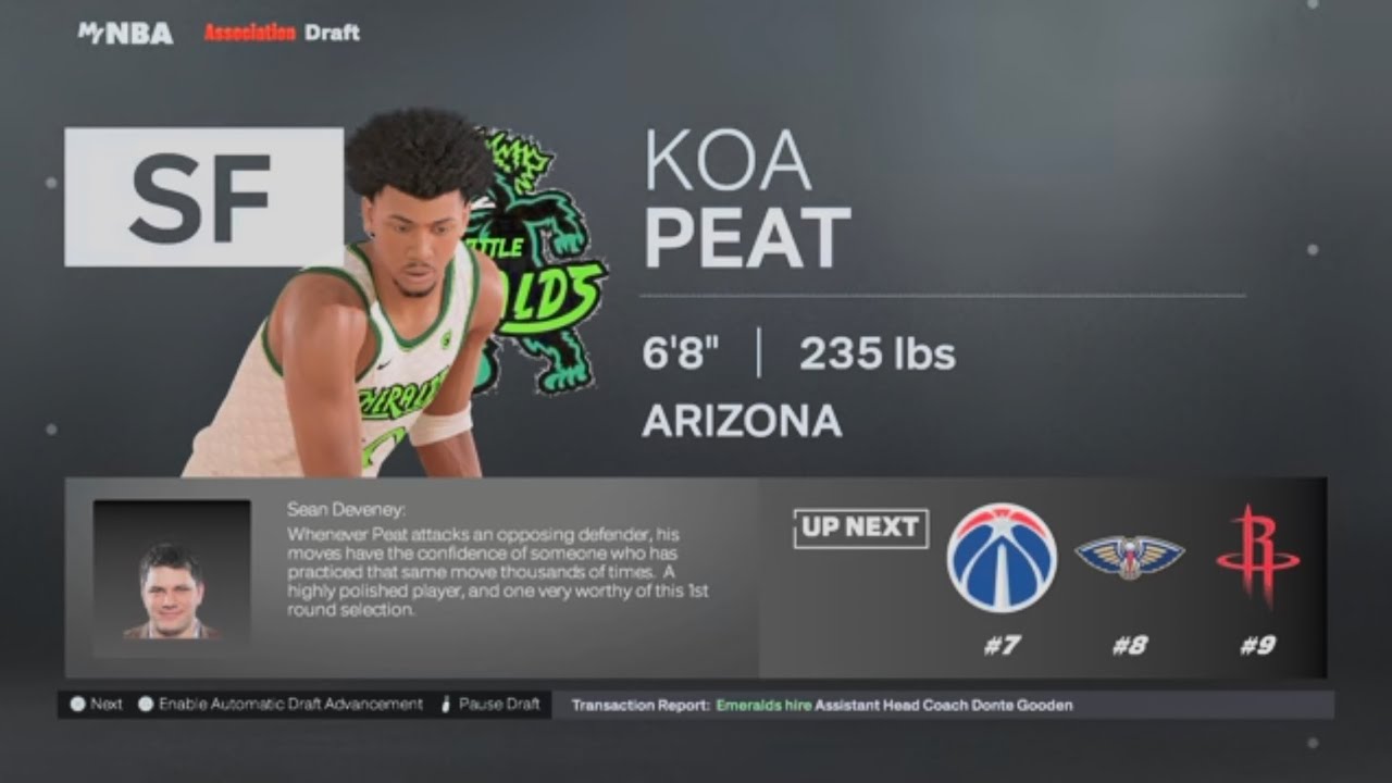 NBA Basketball Is Back In Seattle! Emeralds Franchise Ep 1