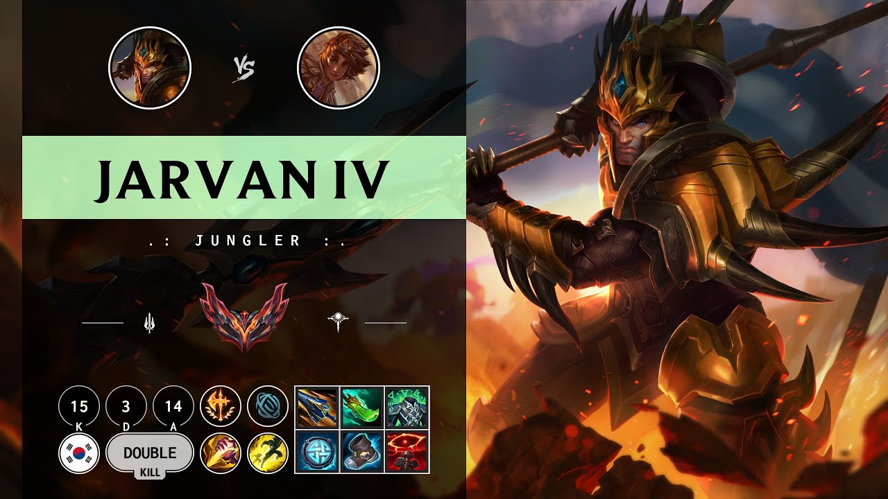 Jarvan IV Jungle vs Taliyah - KR Grandmaster Patch 14.10