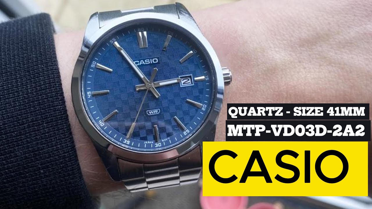 Đồng hồ CASIO Nam MTP-VD03D-2A2 Size 41mm | Đồng Hồ Thịnh Phát Vũng Tàu