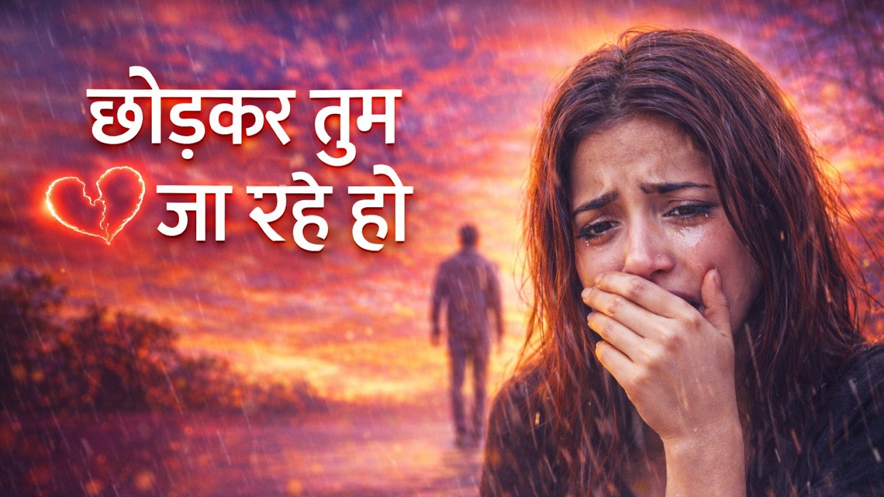 छोड़कर तुम जा रहे हो 💔 दर्द भरा प्यार का गाना  😢 New Hindi Sad Song
