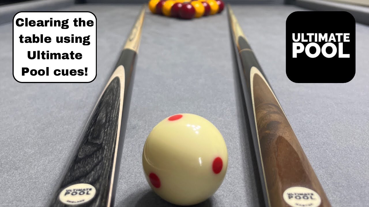 Clearing The Table Using The Ultimate Pool Break Cue + Master Cue