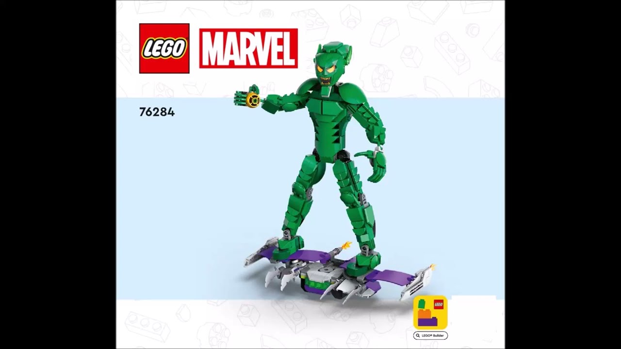 LEGO Instructions | Marvel | 76284 | Green Goblin Construction Figure | Spider-Man