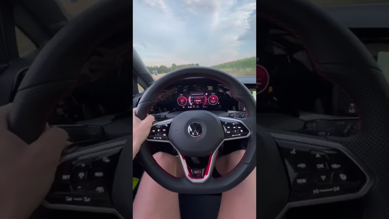 VW Golf 8 GTI Clubsport Launch Control #loud #golfgti #golf8gti