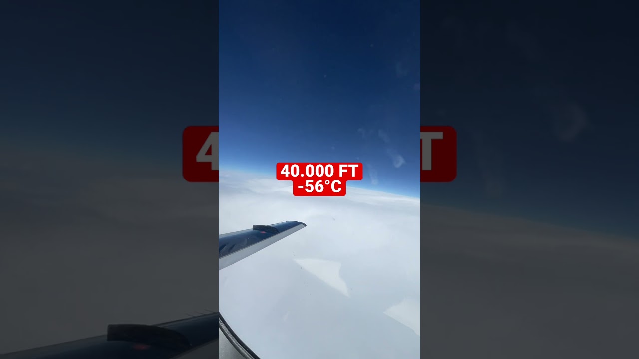 40 MIL P&Eacute;S, -56&deg;C : VOO DE TESTE #aviation #avia&ccedil;&atilde;o